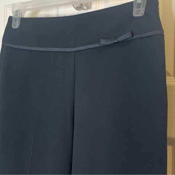 Liz Claiborne Audra Black Pants Flare Leg Size 4 - Picture 5 of 11